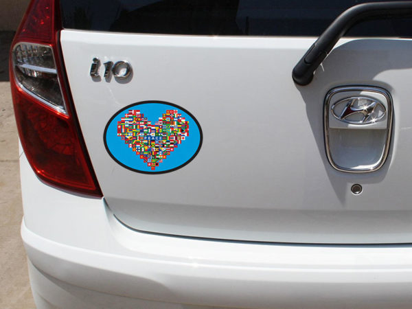 Demo: Decal on a car. (Car is not included).