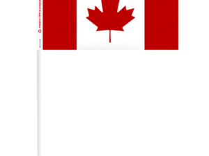 3” x 6” Canada Paper Stick Flags.