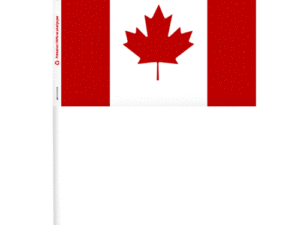 4” x 6” Canada Paper Stick Flags.