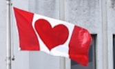 Heart Canada Flag