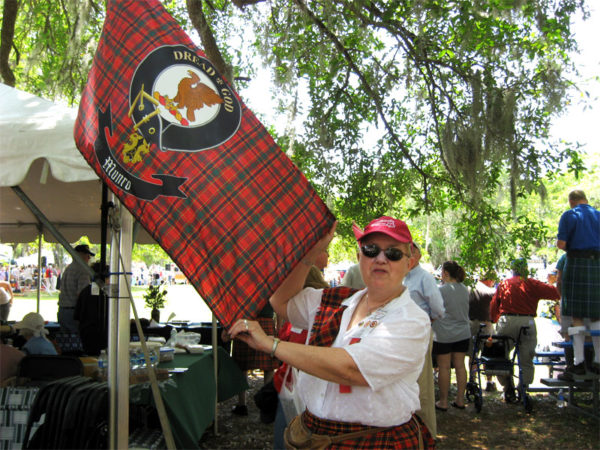 Flag in action. Flagpole sold separately.