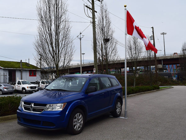 Demo. Car, flagpole and flag are not included.