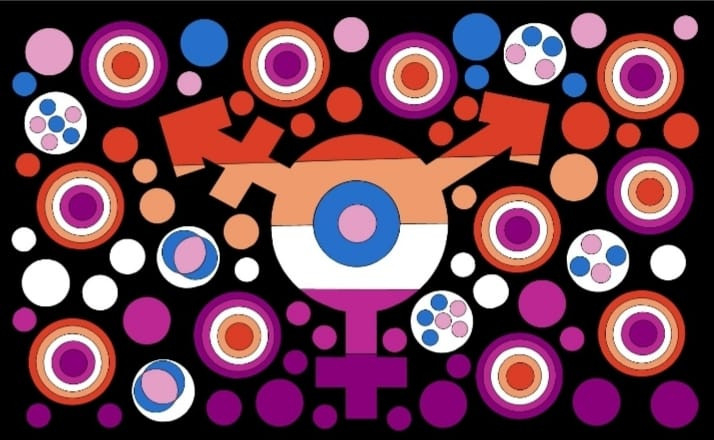 Trans Lesbian Flag